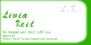 livia keil business card